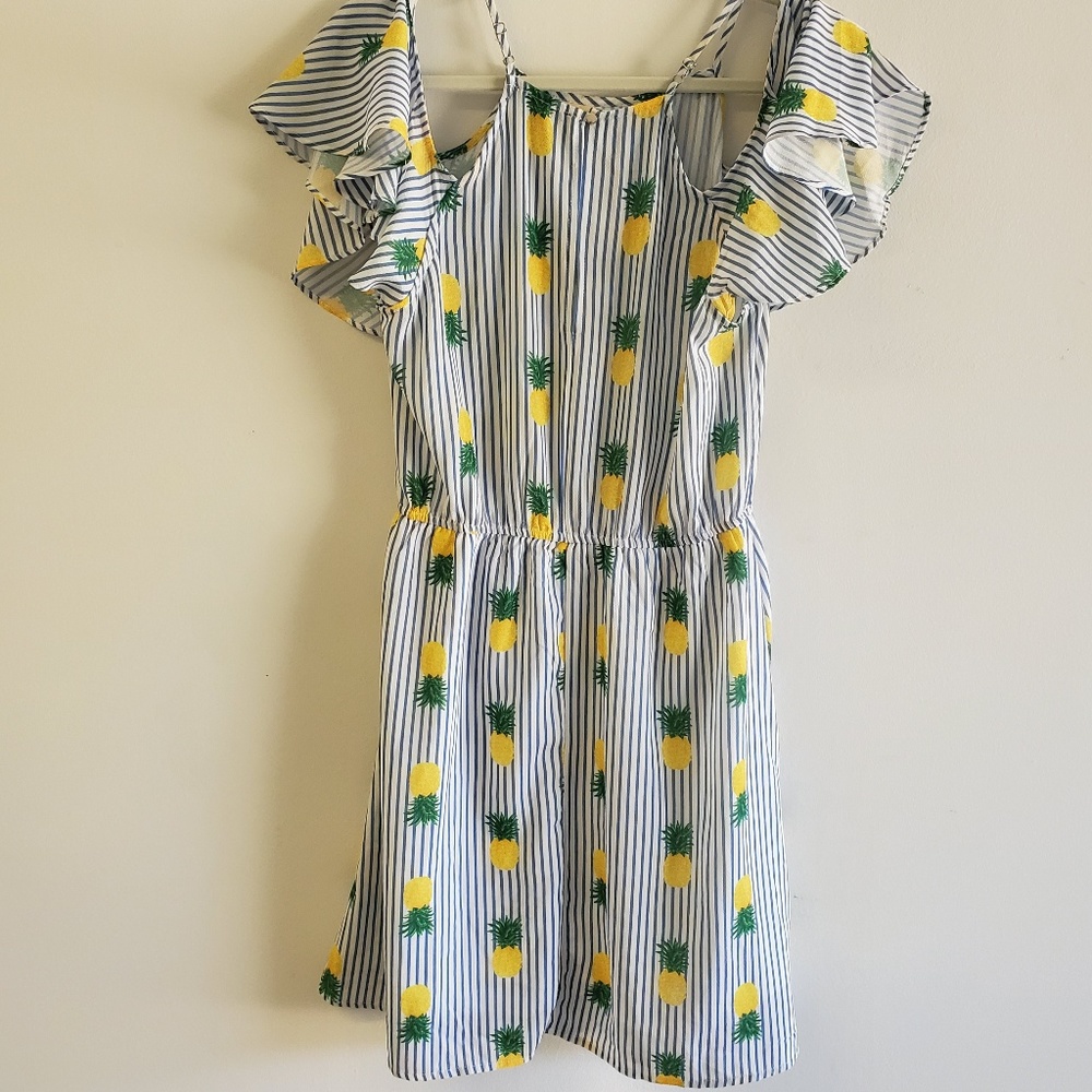 Women's, Medium, Pineapple, Striped, Dress